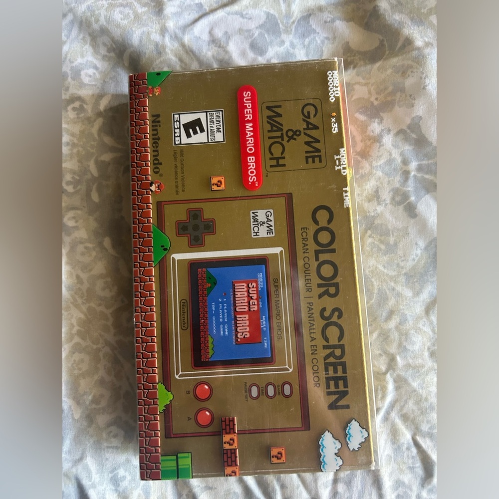 Nintendo Game & Watch: Super Mario Bros. - Gold and Red
